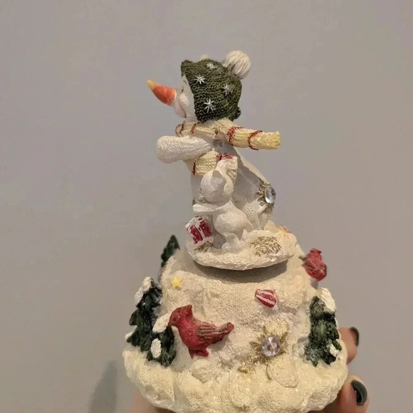 Vintage musical snowman decoration - Picture 4 of 7